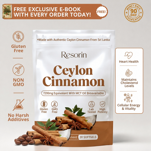Ceylon Cinnamon 7200mg equivalent with MCT Oil